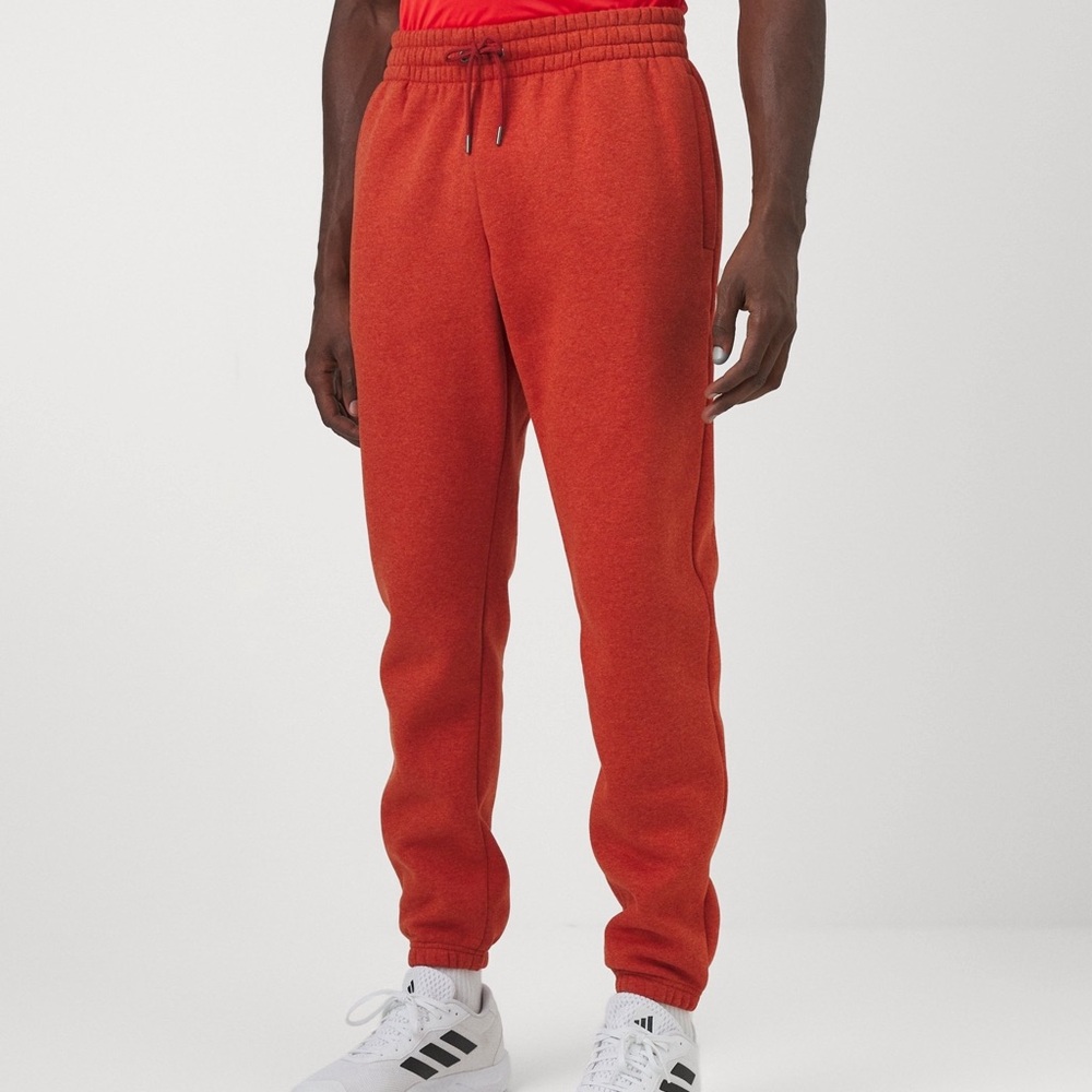 🆕 Under Armour Men's Burnt Orange Fleece Joggers - Picture 2 of 14